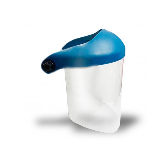 Pantalla Para Casco Faru A20C Con Visera Y Protector Barbilla Azul 200X300 Mm