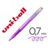 Rotulador Uni-Ball Roller Uf-222 Tinta Gel Borrable 0,7 Mm Violeta
