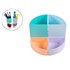 Organizador De Sobremesa Exacompta Aquarel The Quarter 4 Compartimentos Modulables Colores Pastel 120X120X83 Mm