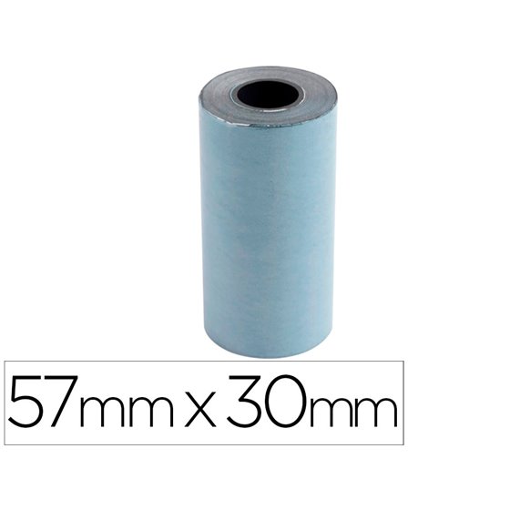 Rollo Sumadora Exacompta Safe Contact Termico 57 Mm X 30 Mm 52 G/M2