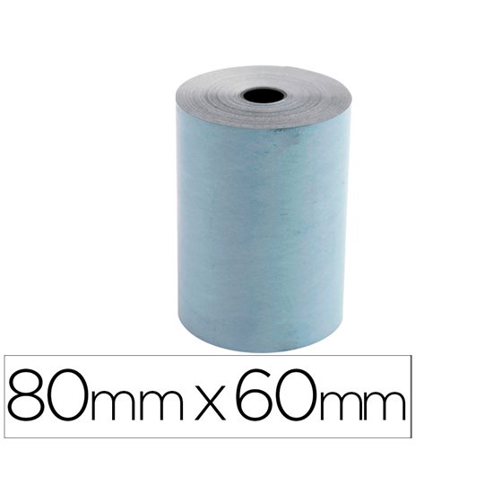 Rollo Sumadora Exacompta Safe Contact Termico 80 Mm X 60 Mm 52 G/M2