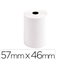 Rollo Sumadora Exacompta Safe Contact Termico 57 Mm X 46 Mm 55 G/M2
