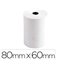 Rollo Sumadora Exacompta Termico 80 Mm X 60 Mm 48 G/M2