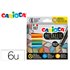 Rotulador Carioca Metallic Punta Maxi 6 Mm Caja De 6 Colores Surtidos