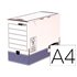 Caja Archivo Definitivo Fellowes A4 Carton Reciclado 100% Lomo 150 Mm Montaje Automatico Color Azul