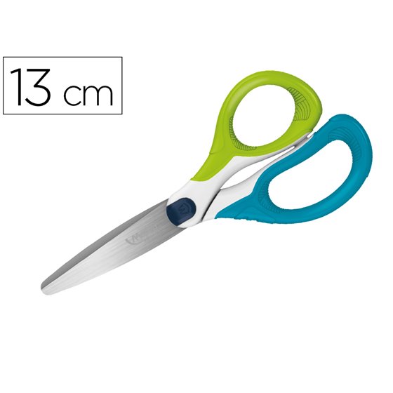 Tijera Escolar Maped Sensoft Asimetrica 13 Cm