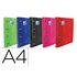 Carpeta Con Recambio Oxford Europeanbinder Classic 4 Anillas 35 Mm Cuadro 5 Mmdin A4 Tapa Extradura Con Gomilla