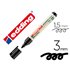 Rotulador Edding 21 Marcador Permanente Ecoline 90% Reciclado Color Negro Punta Redonda 1,5-3 Mm Recargable