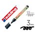 Rotulador Edding 28 Para Pizarra Blanca Ecoline 90% Reciclado Color Negro Punta Redonda 1,5-3 Mm Recargable