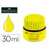 Tinta Rotulador Faber Castell Textliner Fluorescente 1549 Con Sistema Capilar Color Amarillo Bote 30 Ml