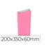 Sobre Papel Basika Celulosa Rosa Con Fuelle M 200X350X60 Mm Paquete De 25 Unidades