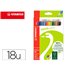 Lapices De Colores Stabilo Green Colors Con Certificado Fsc Estuche Carton De 18 Unidades Colores Surtidos