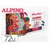 Rotulador Alpino Dual Artist Doble Punta Color Experience Estuche De 72 Unidades Colores Surtidos