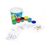 Pintura A Dedos Jovi Bucket Super Kit 5 Botes 35 Ml + 20 Plantillas