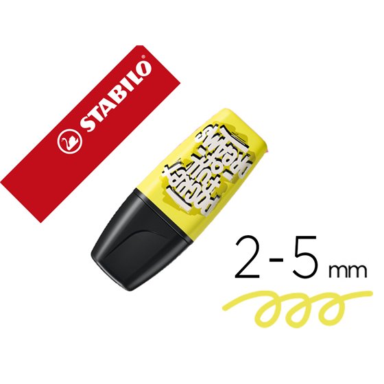 Rotulador Stabilo Boss Mini Fluorescente By Snooze One Amarillo