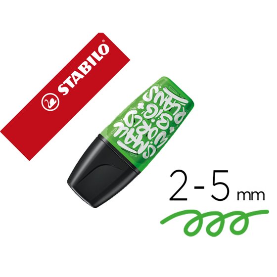 Rotulador Stabilo Boss Mini Fluorescente By Snooze One Verde