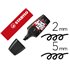 Rotulador Stabilo Boss Mini Fluorescente By Snooze One Negro