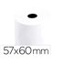 Rollo Sumadora Termico Q-Connect 57 Mm Ancho X 60 Mm Diametro Sin Bisfenol A Papel De 70 G/M2