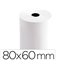 Rollo Sumadora Termico Q-Connect 80 Mm Ancho X 60 Mm Diametro Sin Bisfenol A Papel De 70 G/M2