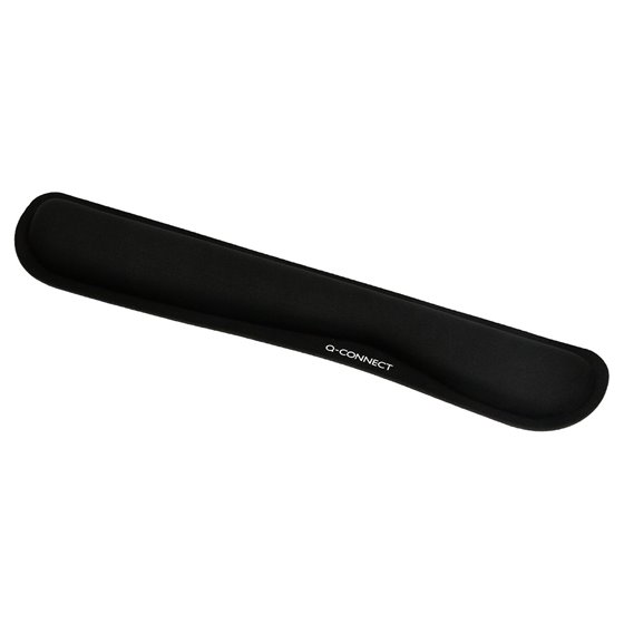Reposamuñecas Q-Connect Memory Foam Para Teclado Color Negro 460X85X25 Mm