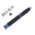 Tinta Estilografica Belius Azul Caja 6 Cartuchos