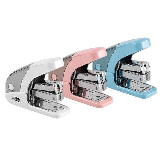 Grapadora Liderpapel Micro Con Regalo De Caja De 1000 Grapas 24/6 26/6 Capacidad 20 Hojas