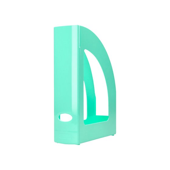 Revistero Plastico Q-Connect Color Menta