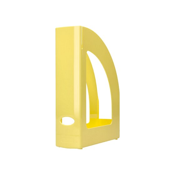 Revistero Plastico Q-Connect Color Amarillo Pastel