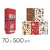 Papel De Regalo Basika Navidad Rollo Ancho 70 Cm Longitud 5 M Diseños Surtidos Gramaje 50 Gr
