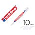 Marcador Edding Permanente 950 Pasta Opaca Blanco Punta Redonda 10 Mm Para Superficies Oxidadas/Rugosas