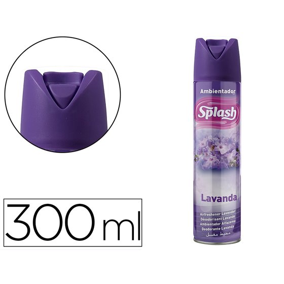 Ambientador Spray Splash Aroma Lavanda Bote De 300 Ml