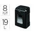 Destructora De Documentos Fellowes 12C Capacidad 8H Seguridad P4 Grapas Clips Y Tarjetas Papelera 19 L