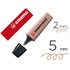 Rotulador Stabilo Boss Pastel Fluorescente 70 Nature Colors Ocre Oscuro