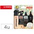 Rotulador Stabilo Boss Pastel Fluorescente 70 Nature Colors Estuche De 4 Unidades Colores Surtidos