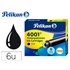 Tinta Para Plumas Pelikan Negra Caja 6 Cartuchos
