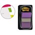 Banderitas Separadoras 680-8 Violeta Dispensador De 50 Unidades