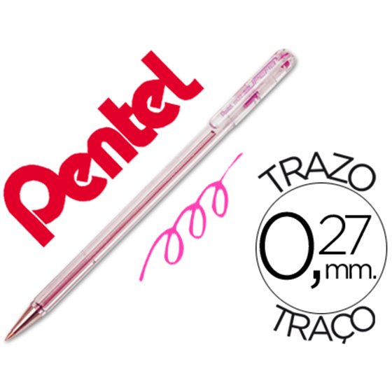 Boligrafo Pentel Bk-77 P Rosa