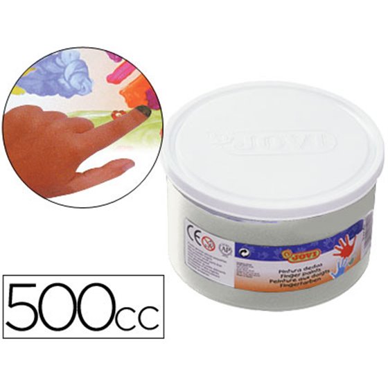 Pintura A Dedos Jovi 500 Cc Blanco