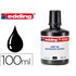Tinta Rotulador Edding T-100 Negro Bote 100 Ml