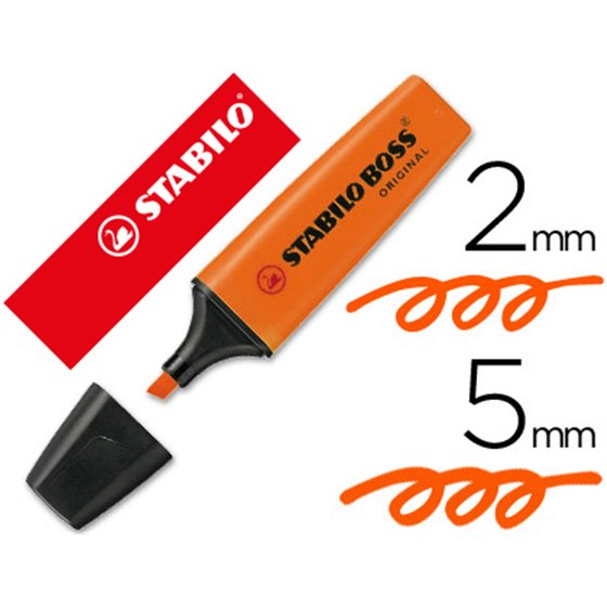 Rotulador Stabilo Boss Fluorescente 70 Naranja