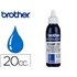 Tinta Brother Para Sellos Automaticos Color Azul Bote De 20 Cc