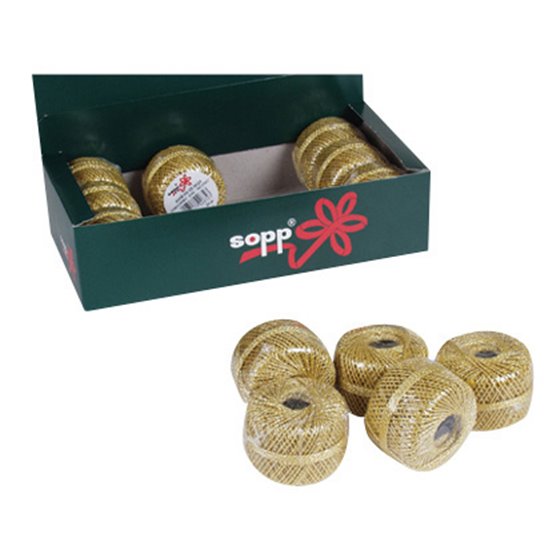 Cordoncillo Oro Ovillo De 20 Mt