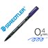 Rotulador Staedtler Lumocolor Retroproyeccion Punta De Fibra Permanente 313-3 Azul Punta Super Fina Redonda 0.4 Mm