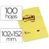 Bloc De Notas Adhesivas Quita Y Pon Post-It 102X152 Mm Cuadriculado 662