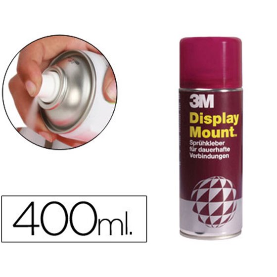 Pegamento 3M Spray Display Mount Adhesivo Permanente Bote De 400 Ml