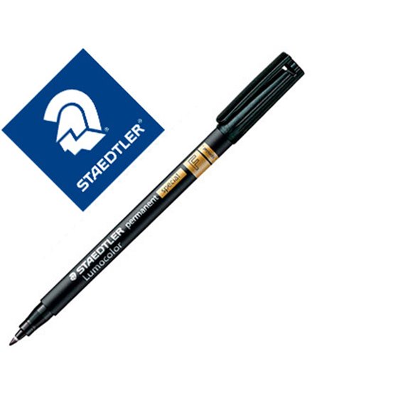 Rotulador Staedtler Lumocolor Retroproyeccion Punta De Fibra Permanente Special 319-9 Negro Punta Fina