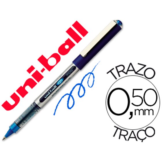 Rotulador Uni-Ball Roller Ub-150 Micro Eye Azul 0,5 Mm Unidad
