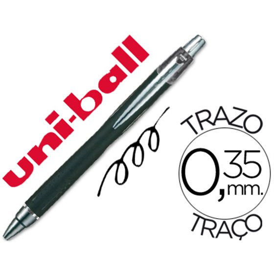 Boligrafo Uni-Ball Jetstream Sxn-210 Retractil Tinta Hibrida Color Negro