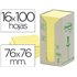 Bloc De Notas Adhesivas Quita Y Pon Reciclada En Torre Post-It 76 X 76 Mm 16 Blocs 654 Reciclado
