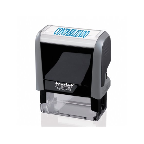 Sello Entintado Printy 4911 F8 P3 Contabilizado Almohadilla Azul